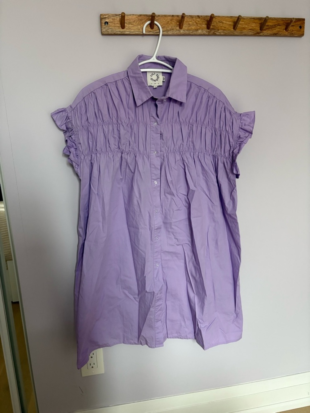 Lili Sodonio Lavender Button-Up Dress - Picture 3 of 5